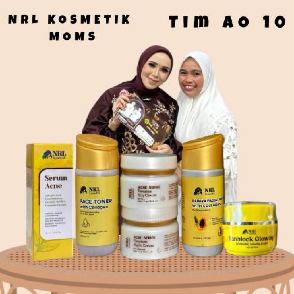 PRODUK LENGKAP CREAM NRL, SANBLOK NRL  & SERUM ACNE NRL