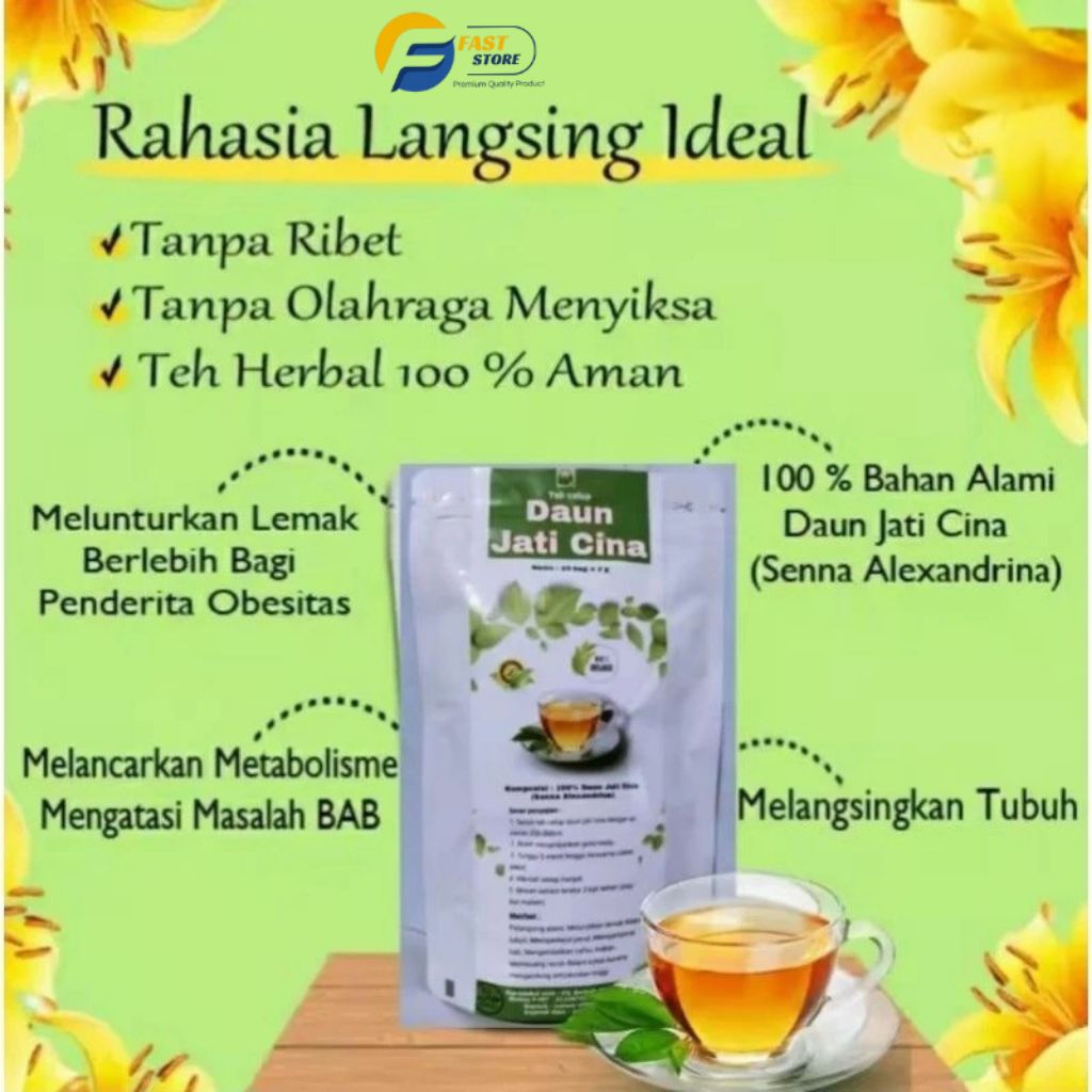 

Teh Daun Jati China isi 20 Bag Teh Celup Jati Cina