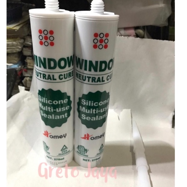Window GRH  Lem Kaca Silikon Sealant Silicone Netral Neutral WINDOW GRH Sealan Silicon