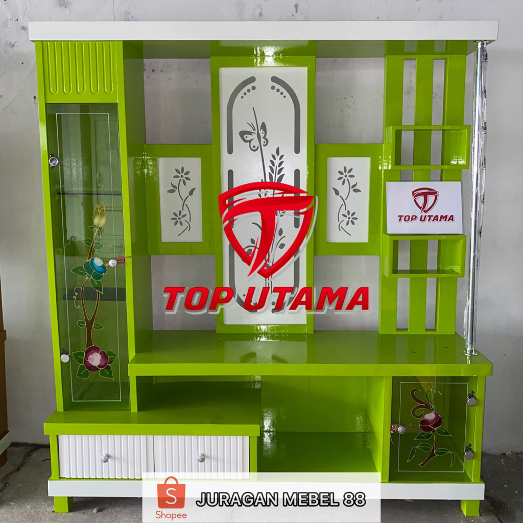 BUFET TV MINIMALIS KARAWANG / LEMARI TV MINIMALIS KARAWANG / SKETSEL UKIR MINIMALIS KARAWANG