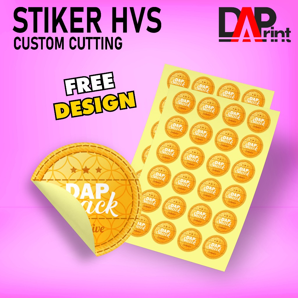

Cetak Stiker HVS Label Kemasan