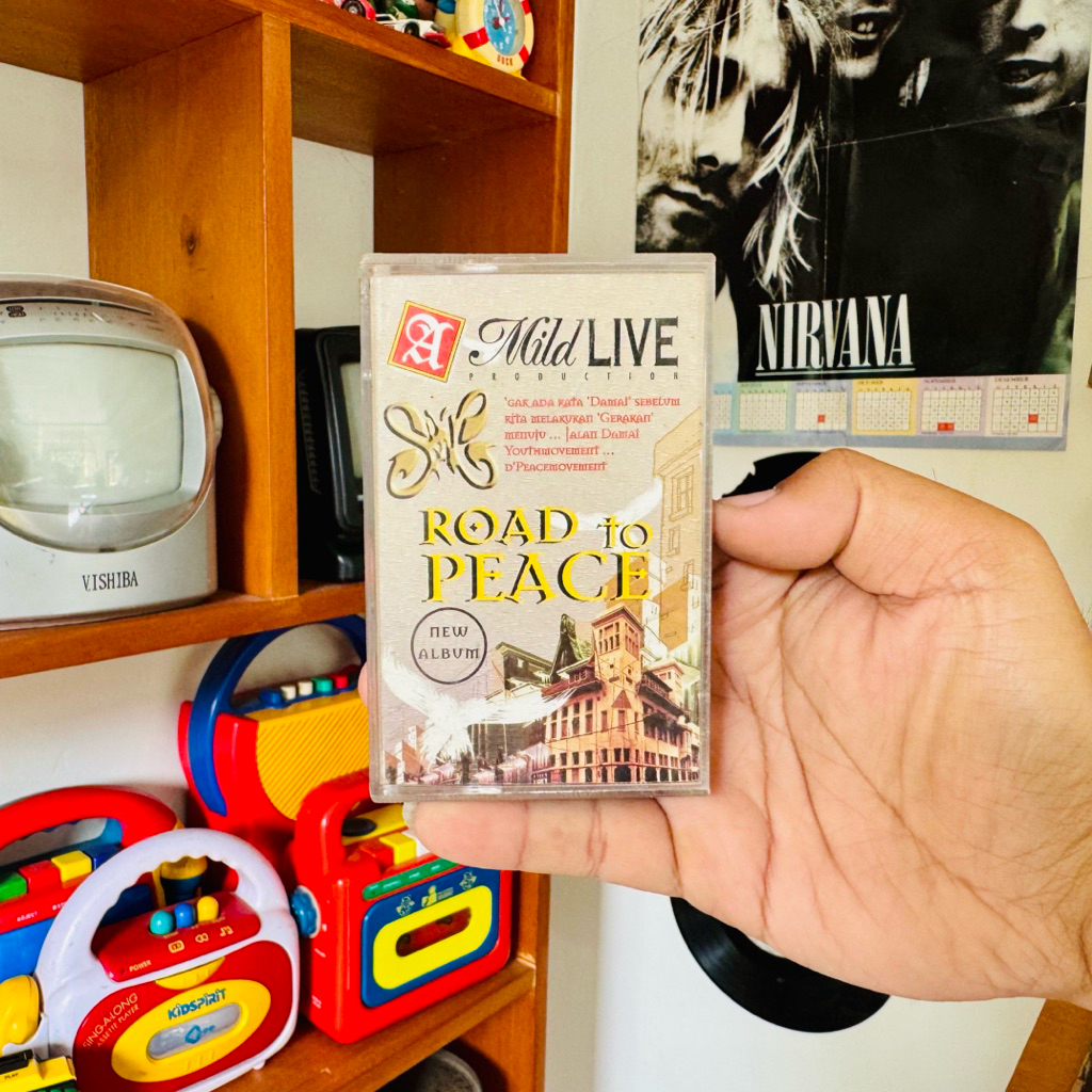 Kaset Pita / Tape / Walkman Slank Road To Peace Original 100% Berfungsi / Tested Indonesia Luar Camp