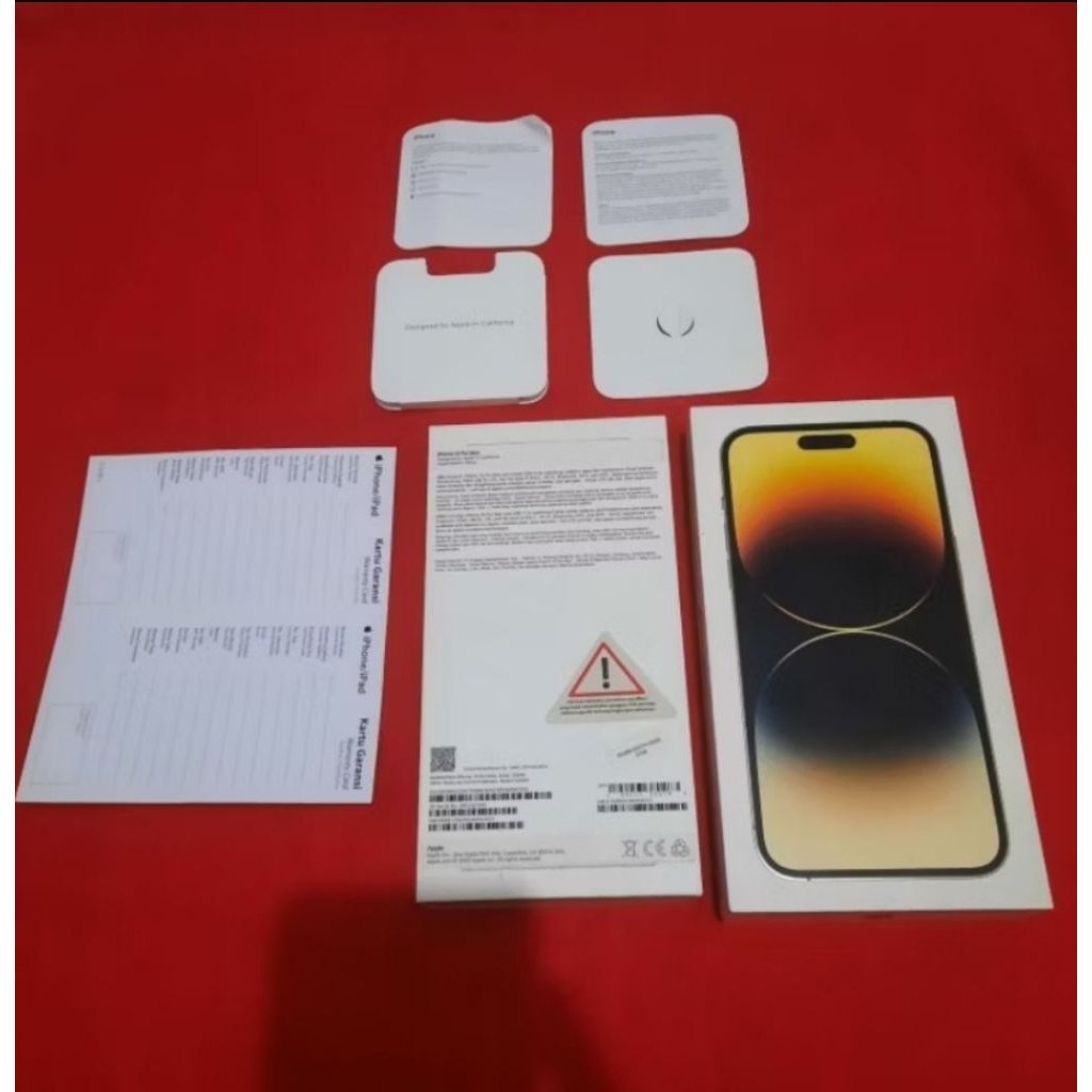 dus box iphone 14 pro max gold original copotan ibox
