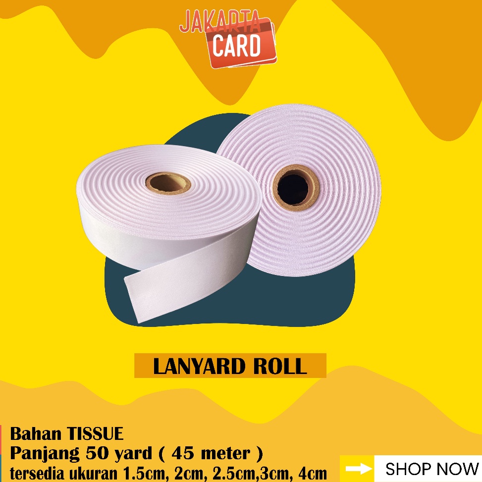 

KODE E3T Tali Pita Lanyard TISSUE Printing Sublime Bahan Lanyard Sublim Lanyard Printing Berbagai Ukuran