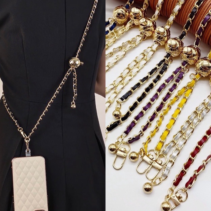 Recomend JRYU PREMIUM Tali gantungan Rantai Panjang import  tali Gantungan HP  tali Gantugan tas