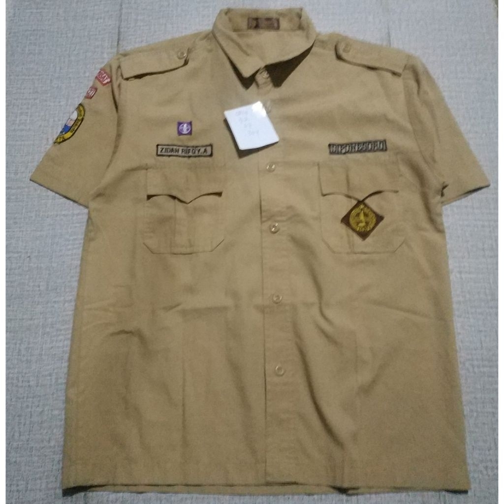 Bergaransi Preloved Baju Pramuka Putra Smp Sma Merk Seragam/Or14