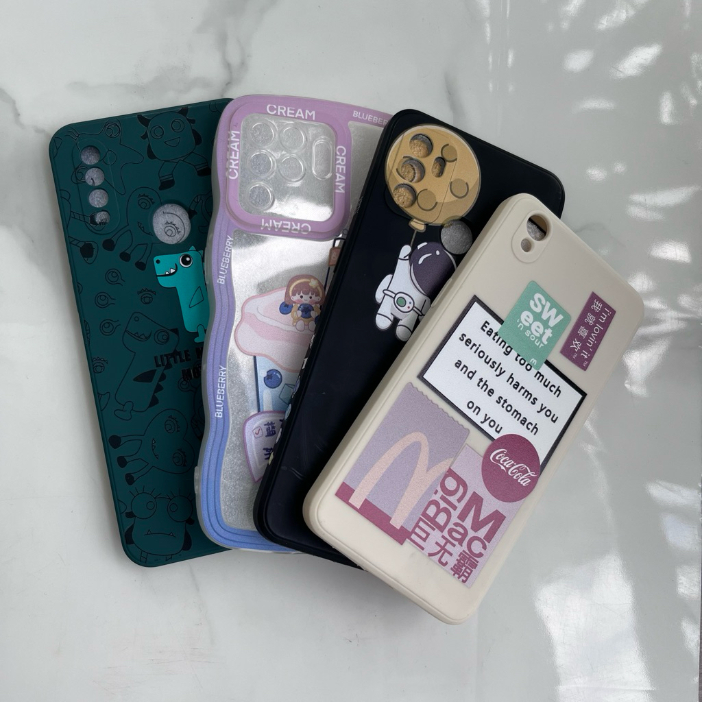 CUCI GUDANG - Softcase Random Murah untuk Oppo A3 Pro A16E A16K A5/A9 2020 A52 A54 A55 A57 2022 A74 