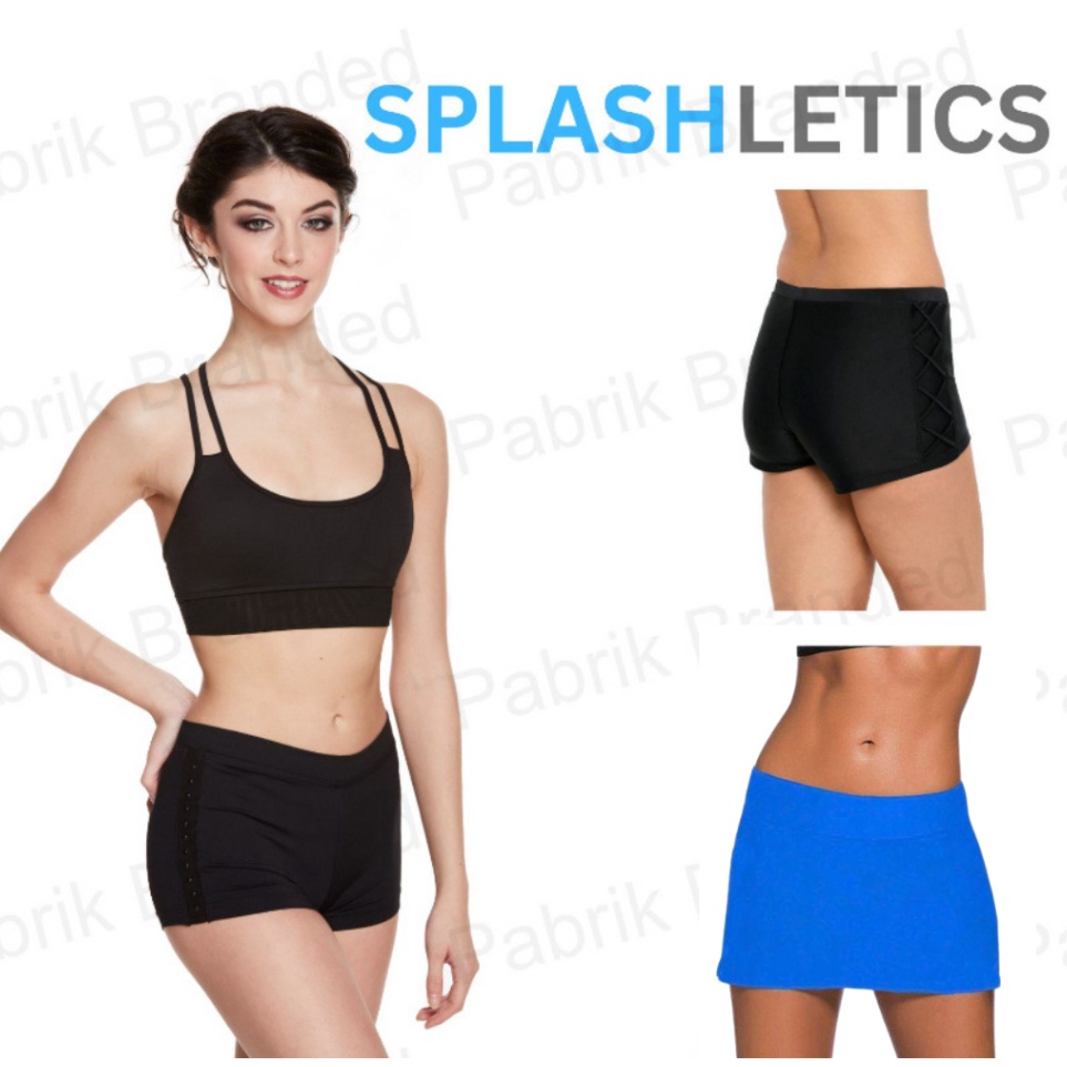KODE C86V Pabrik branded Splashletics skort rok renang celana renang rokcel S M L XL rok celana wani