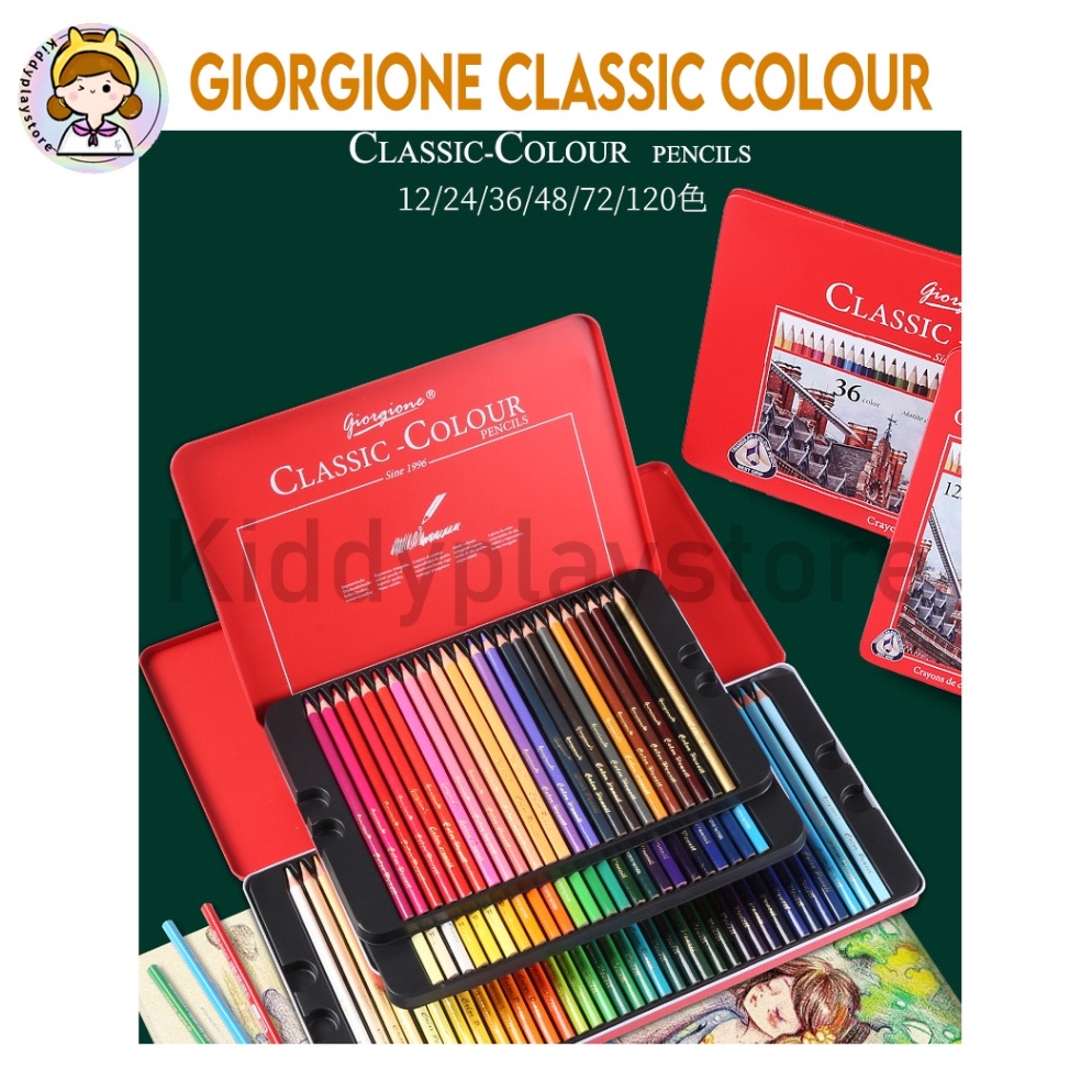 

KODE G74B Giorgione Oil Pensil Warna 122436487212 Warna Classic Colours