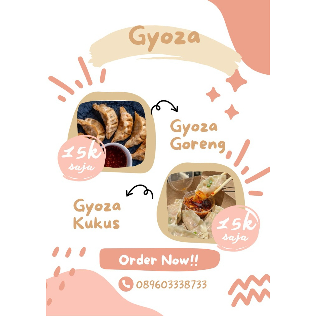 

Gyoza Frozen free chili oil