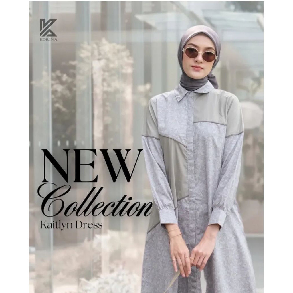KORINA KAITLYN DRESS/100%original/korina/gamis
