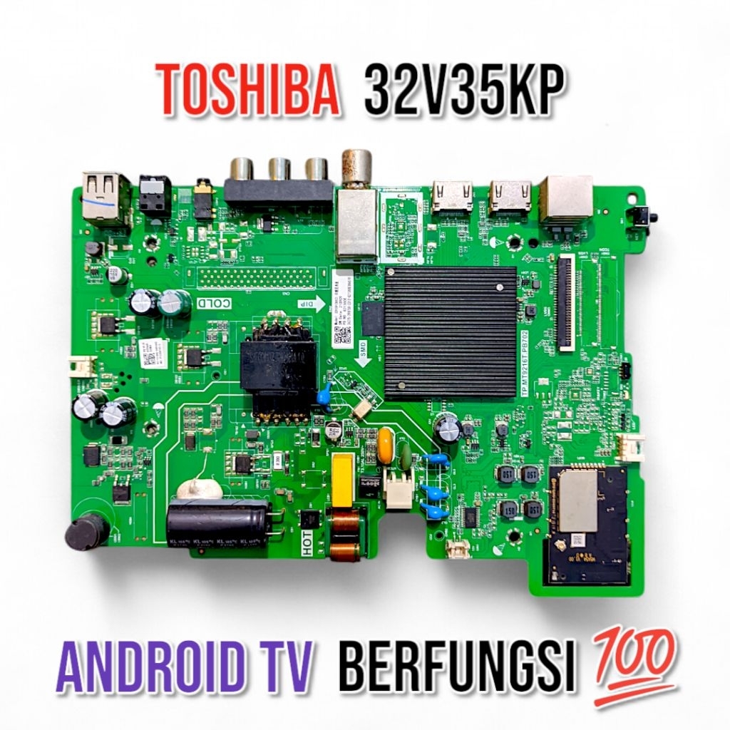 MB TOSHIBA 32V35KP - MAINBOARD TOSHIBA 32V35KP - MESIN TV 32V35KP - TOSHIBA 32V35KP TCON EXTERNAL 30