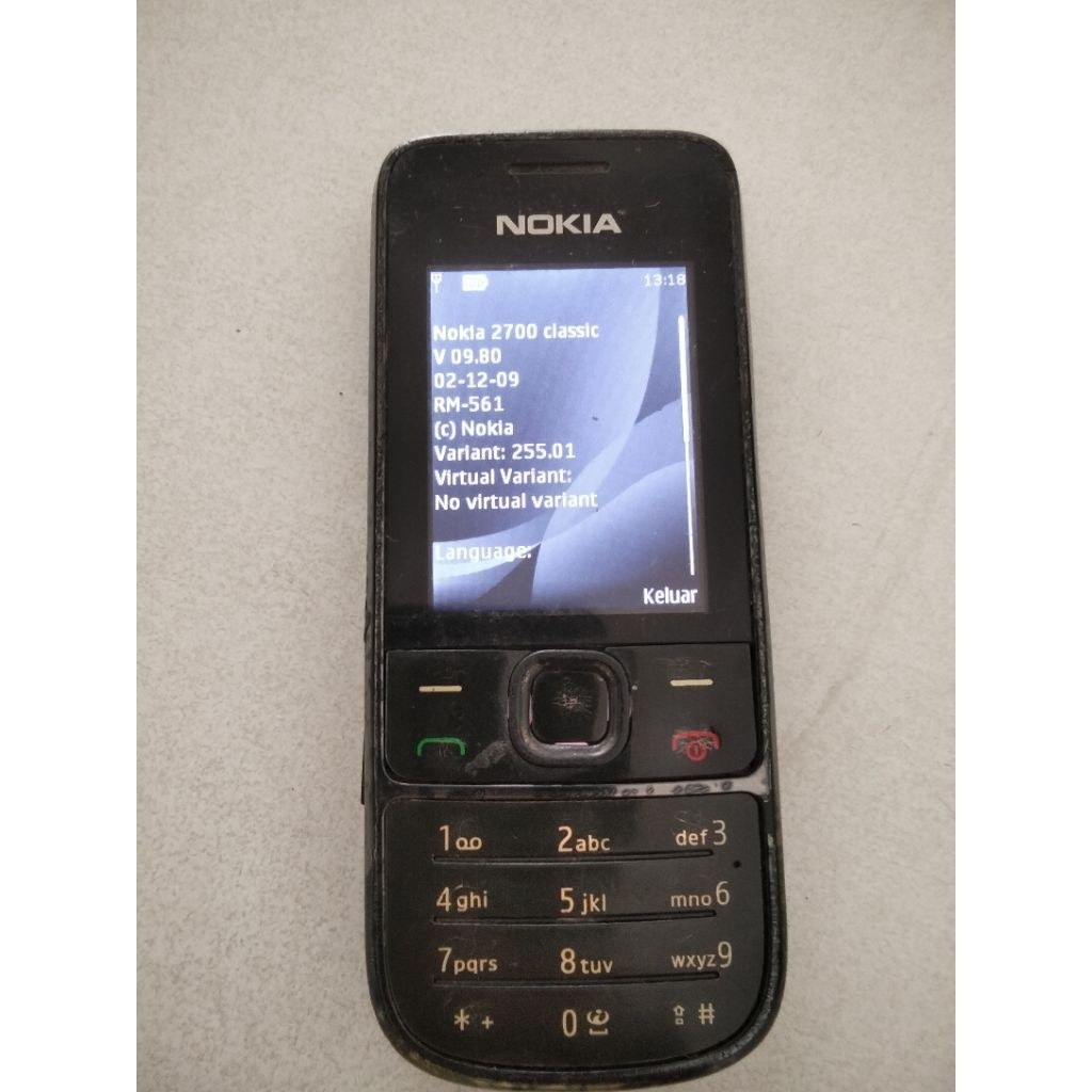 nokia 2700 minus sinyal