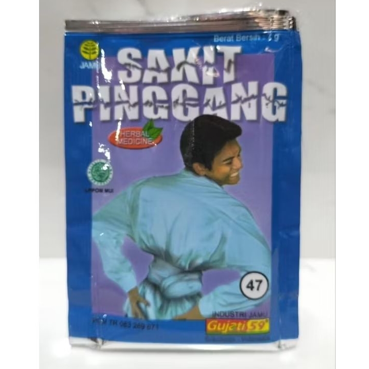 

Jamu Herbal Sakit Pinggang - Gujati 59 isi 10 sachet