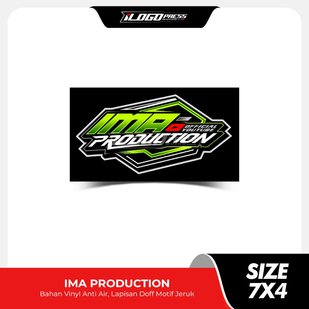 

IMA PRODUCTION - Stiker Sound System Bahan Vinyl Premium Anti Air Doff Motif Jeruk