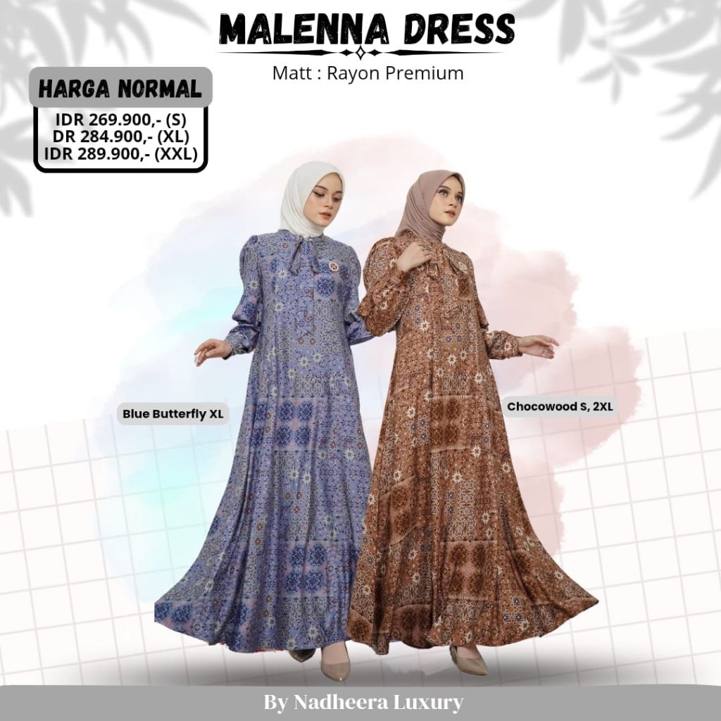 MALENNA DRESS NADHERA LUXURY