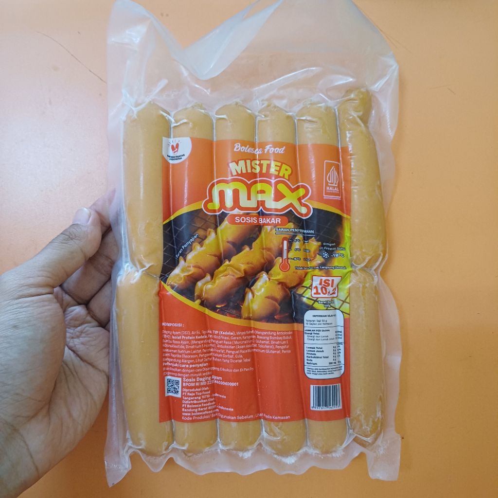 

Max sosis isi 12 500gr