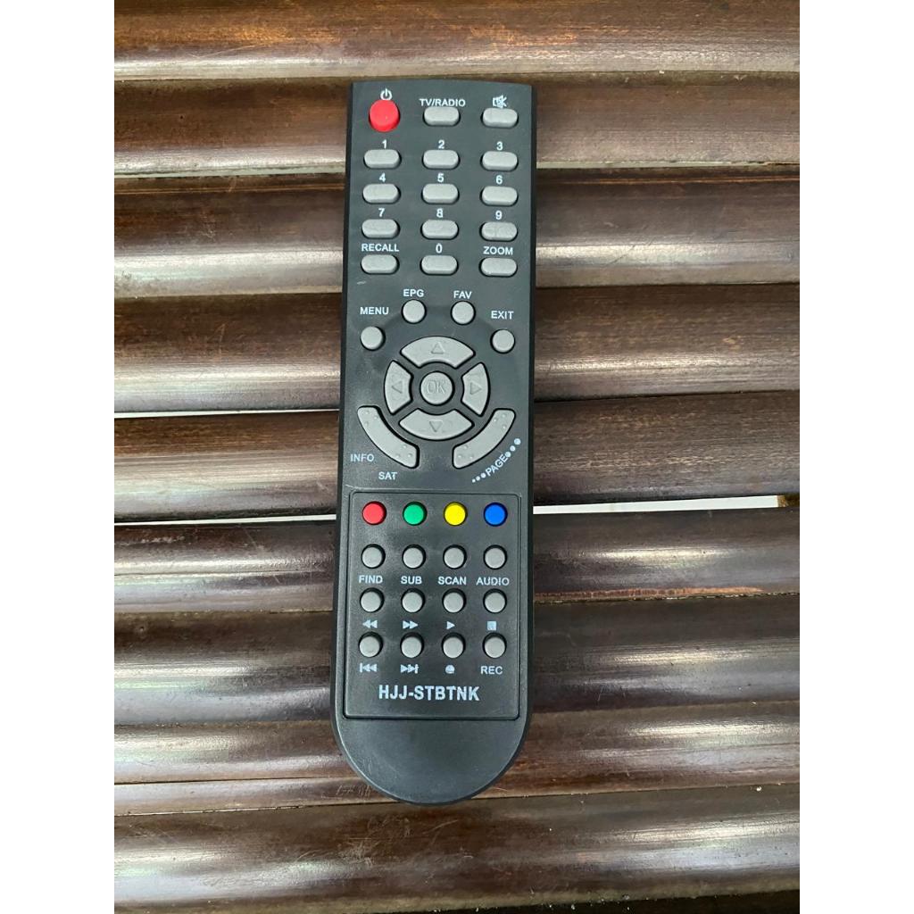 Remote Parabola Nusantar HD dan STB Tanaka DVB T2 Set Top Box Tanaka