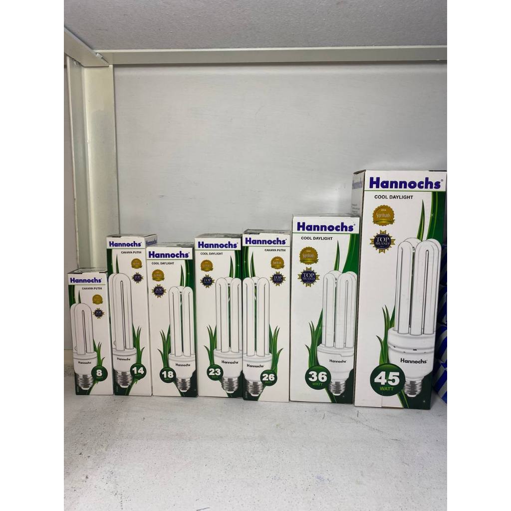 HANNOCHS/ LAMPU HANNOCHS 2U/ LAMPU HANNOCHS 3U/ LAMPU HANNOCS 8W,14W,18W, 23W, 26W, 36W, 45W/ HANNOC