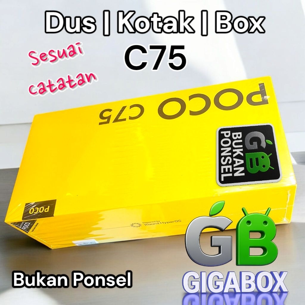 

Box POCO C75 – Kardus Bekas Unit, Cocok untuk Koleksi & Dekorasi