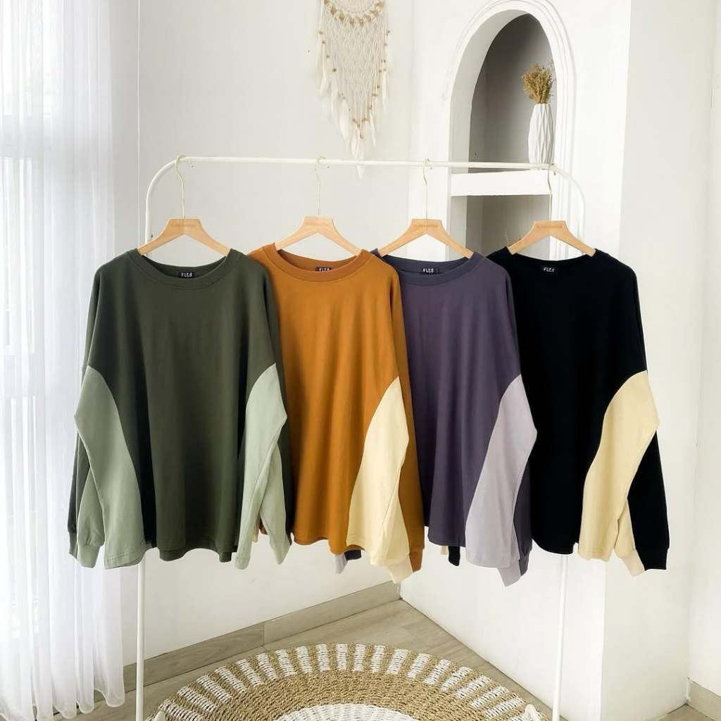 Atasan Wanita Remaja Kekinian Terbaru Outfit Kaos Lucu Auzura Combed Blouse Bahan Combed 24S Blouse 