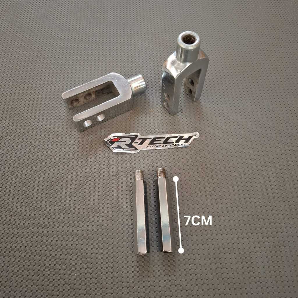 PENINGGI SHOCK DEPAN BELAKANG KLX DTRACKER // PAKET PENINGGI SHOCKBREAKER DEPAN BELAKANG KLX