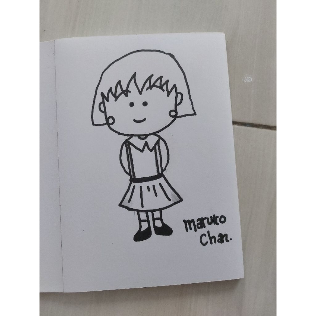 

gambar mewarnai_anak anak-maruko_marukochan
