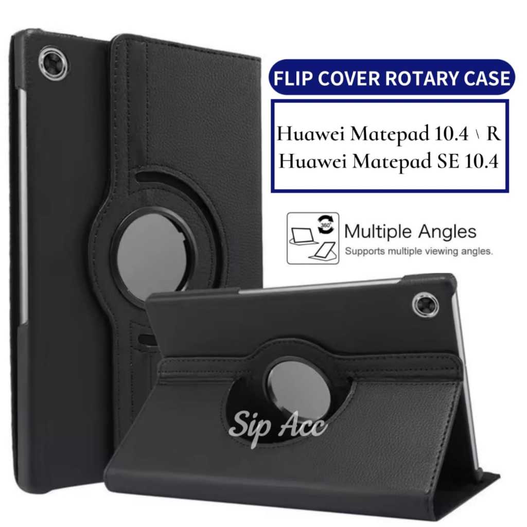 Case Huawei Matepad SE 10.4 | Case Huawei Matepad 10.4 | Matepad R Flip Cover Casing Rotary