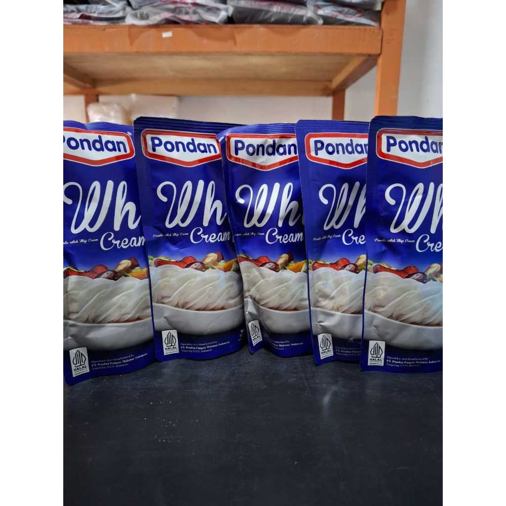 

Pondan Whip Cream Kemasan 100 gram