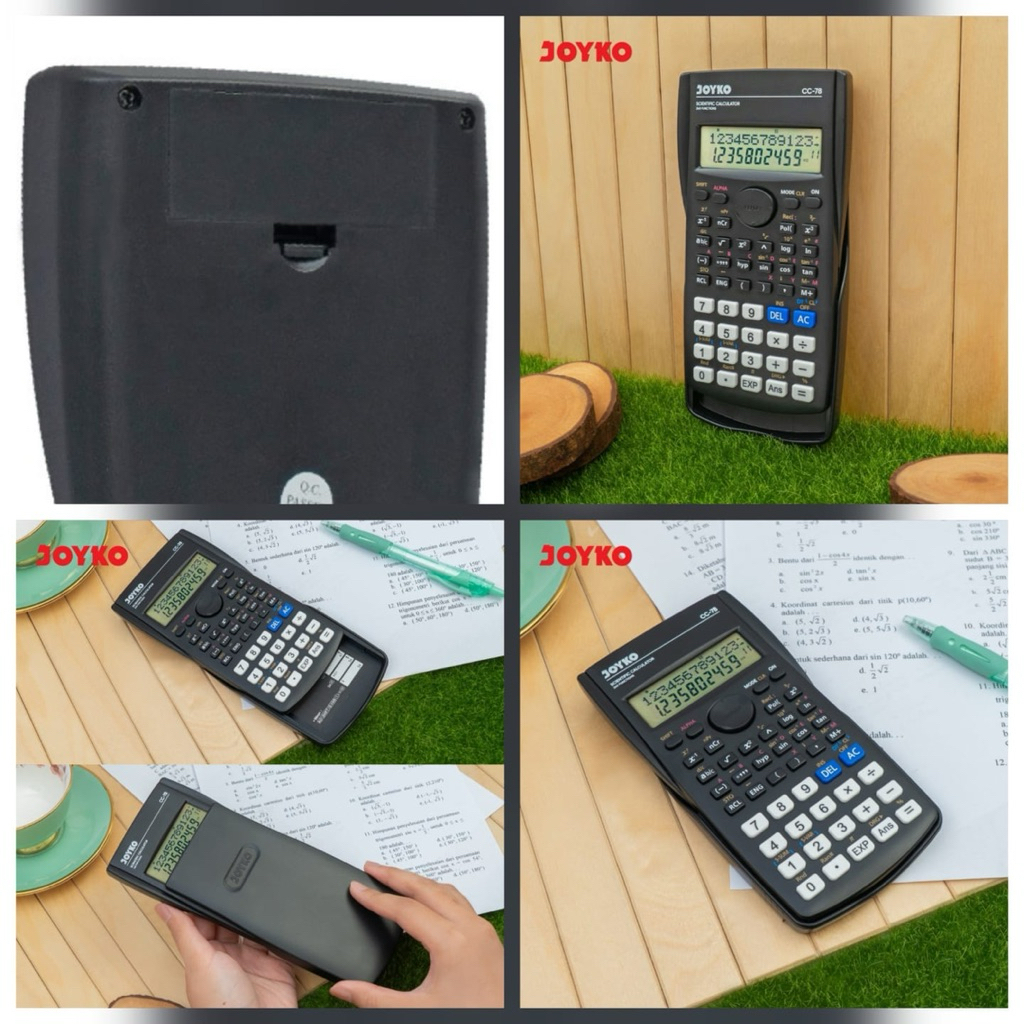 

HJK CC78 Kalkulator Ilmiah Sin Cos Joyko CC-78 / CC 78 SCIENTIFIC Calculator