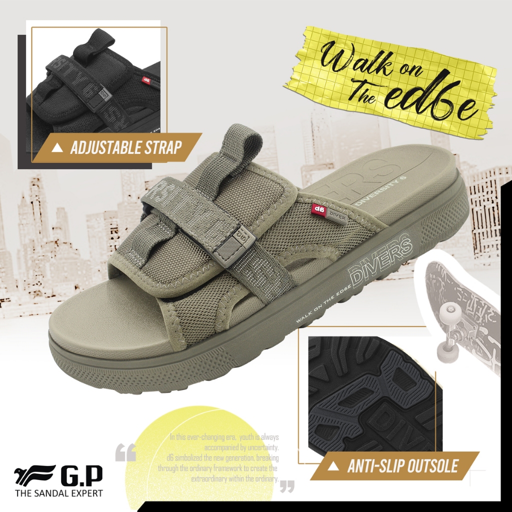 Sandal Selop Pria d6 Series IKARO AIR by Gold Pigeon D677M