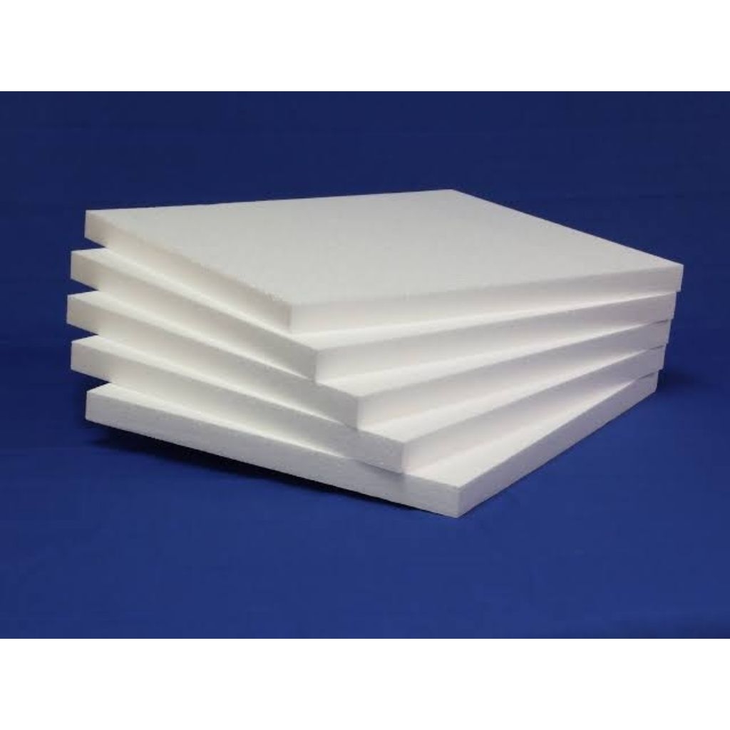

D (D18) PAPAN STEROFORM GABUS LEMBARAN TEBAL 4 CM UKURAN 100 X 200 CM KUALITAS MEDIUM