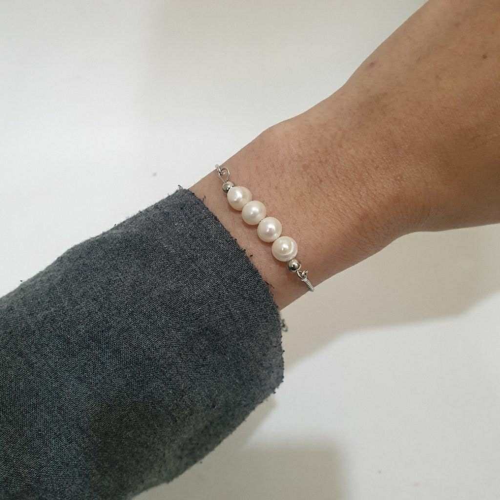 Gelang  Serut Mutiara Lombok