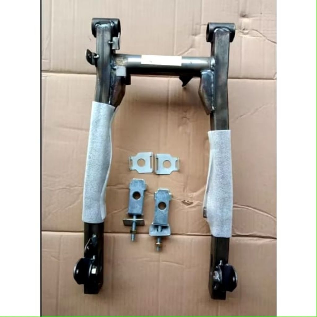 SWING ARM KAZE PANGKON MUNDUR CHROME PNP GL 100,MP,GL MAX,GL PRO,CB BEGEL SETT PENDEK