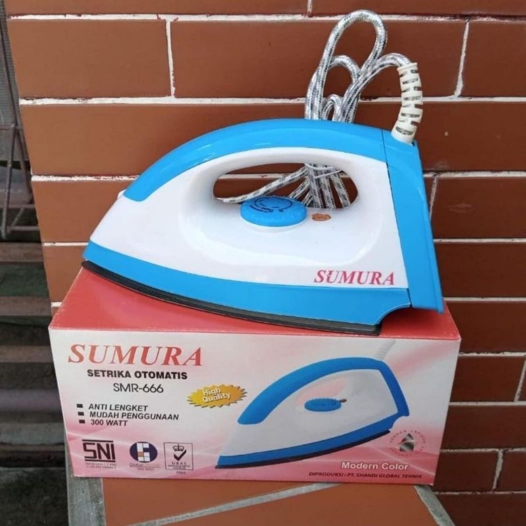 Setrika anti lengket Sumura 666 setrika pakaian