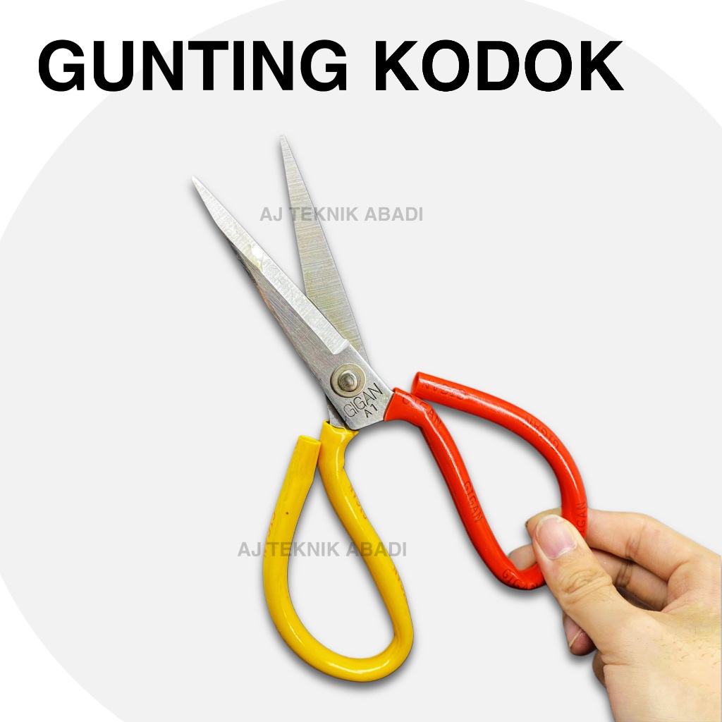 

Gunting Kodok Serbaguna Besar 8" - Gunting Kain / Karton Tajam Serba Guna