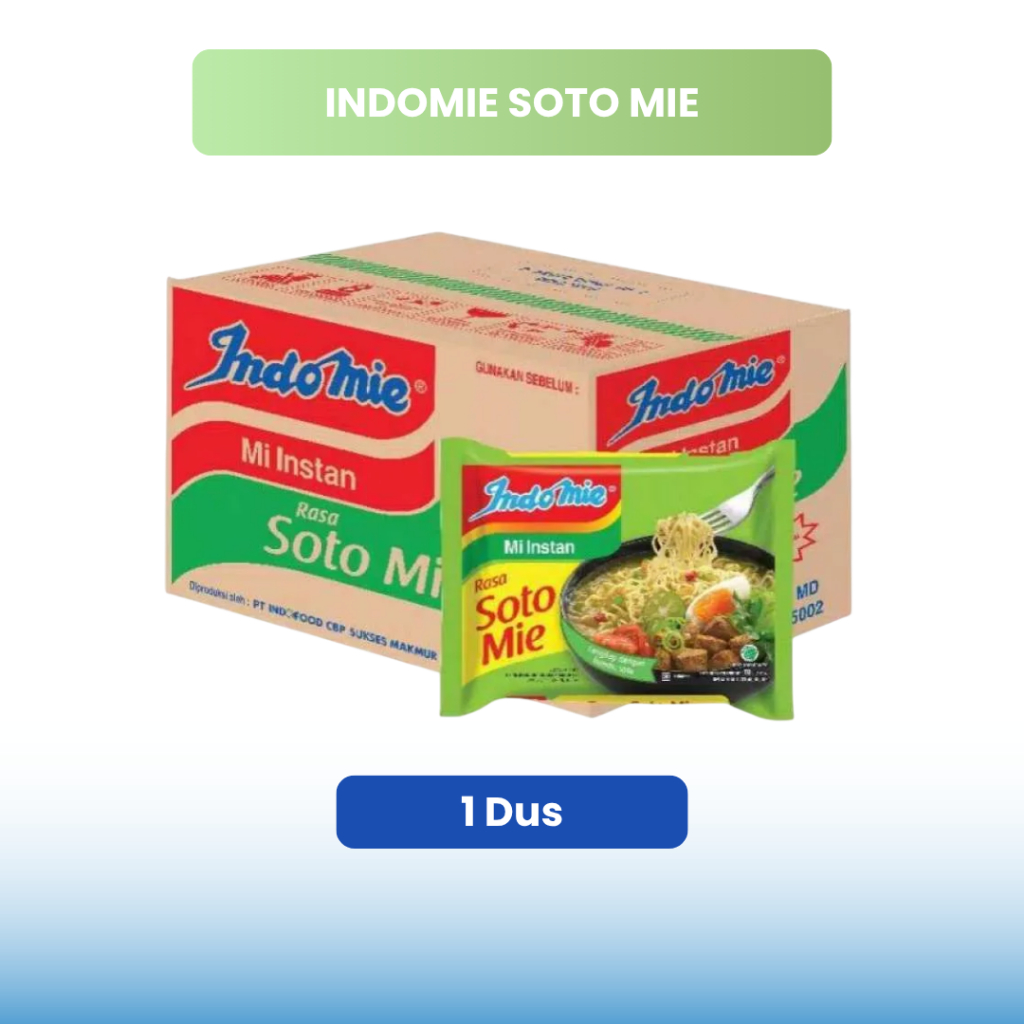 

Jual Indomie Soto Mie 1 Dus