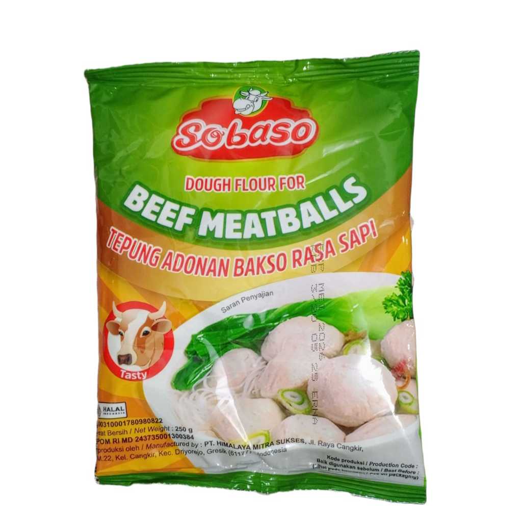 

Tepung adonan bakso rasa sapi Sobaso 250 gr