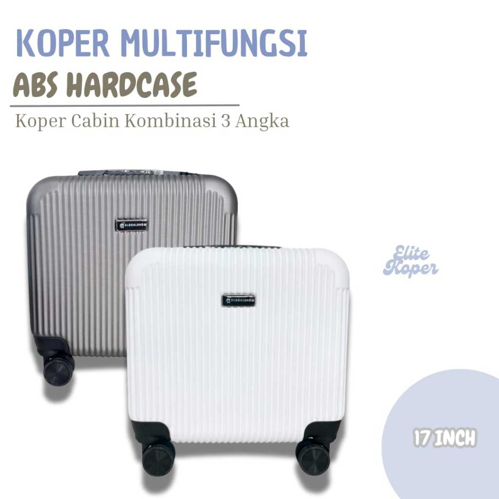 KOPER PRAMUGARI 17 INCH / KOPER KABIN 17 INCH ABS HARDCASE / KOPER POLO FANS MURAH