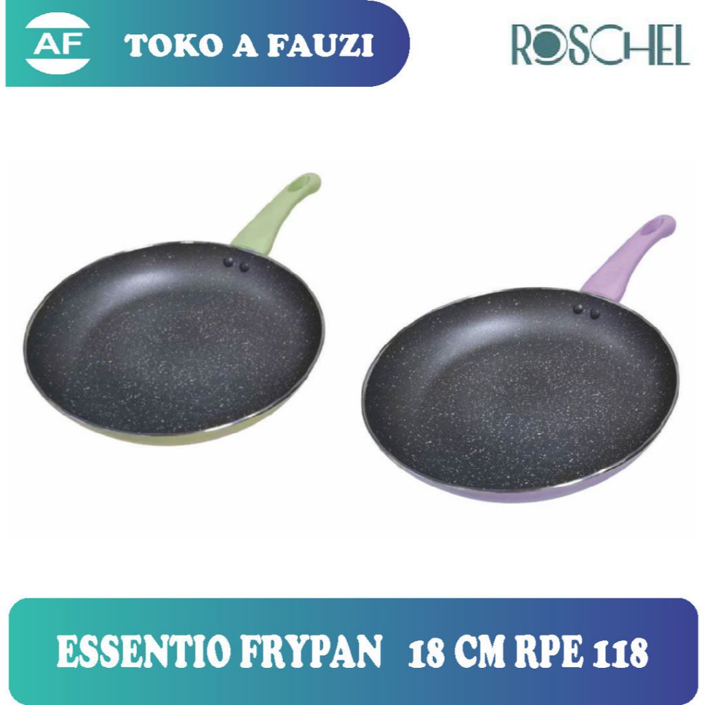 Roschel Essentio Marble Non-Stick Frypan 18 Roschel Essentio Fry Pan   Isi dalam kemasan :  1pcs Fry