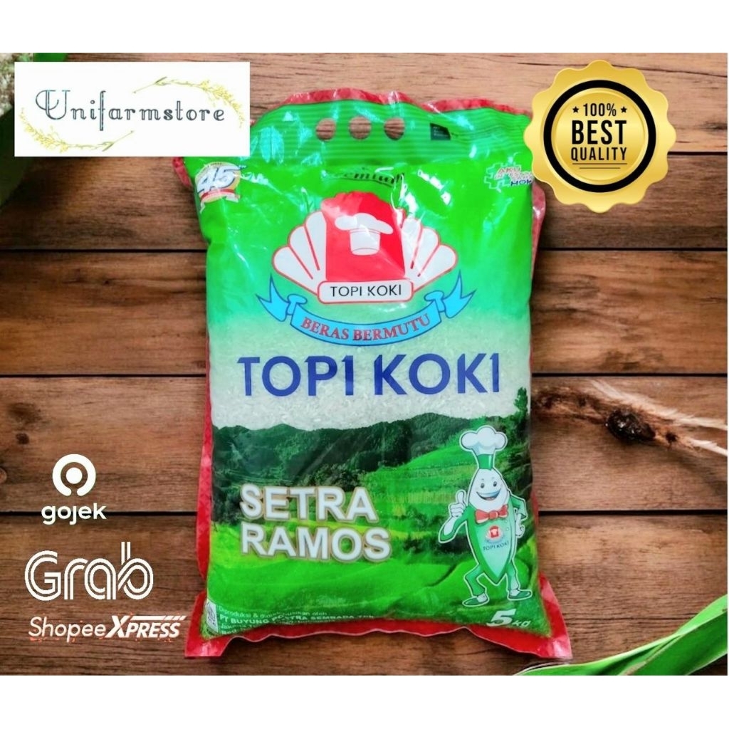 

Beras Topi Koki 5KG Setra Ramos
