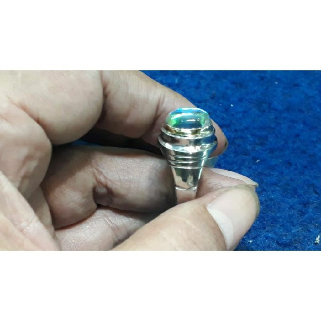 CINCIN BATU KALIMAYA INDIA KRISTAL FULL JARONG