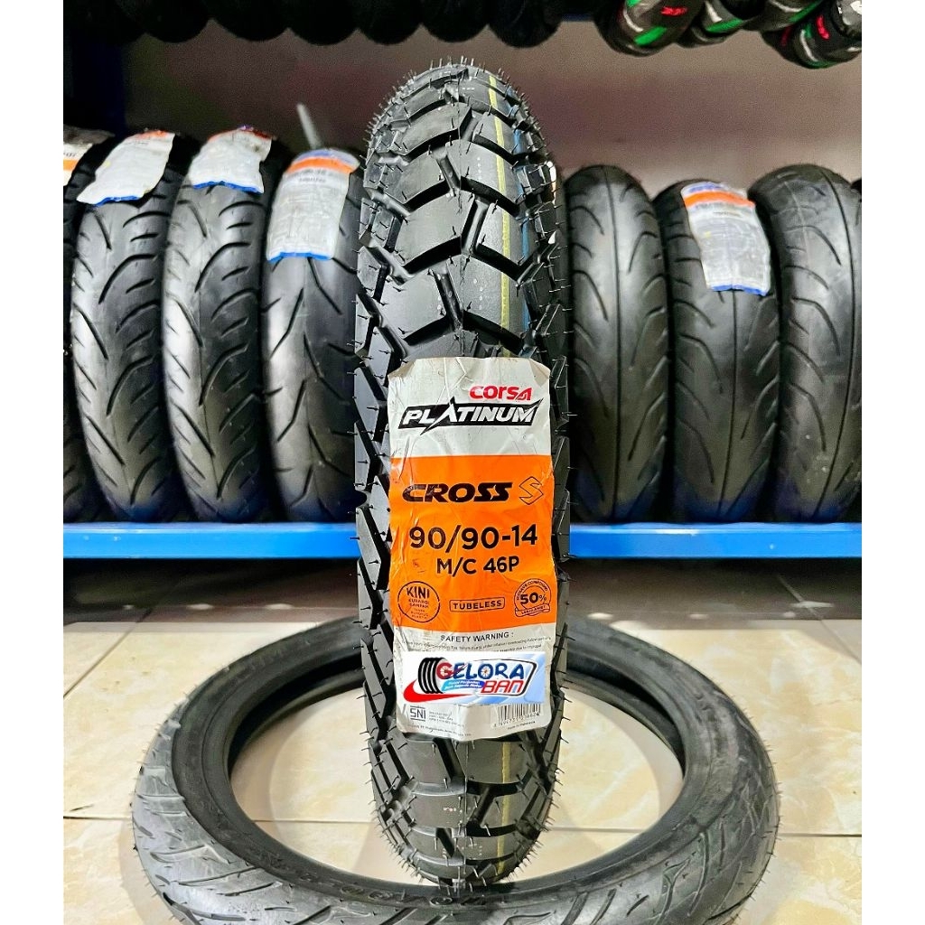 Ban Matic Corsa Cross S 90/90-14 Tubeless ban montor ring 14 ban corsa 90/90-14 ban tubles 90/90-14 