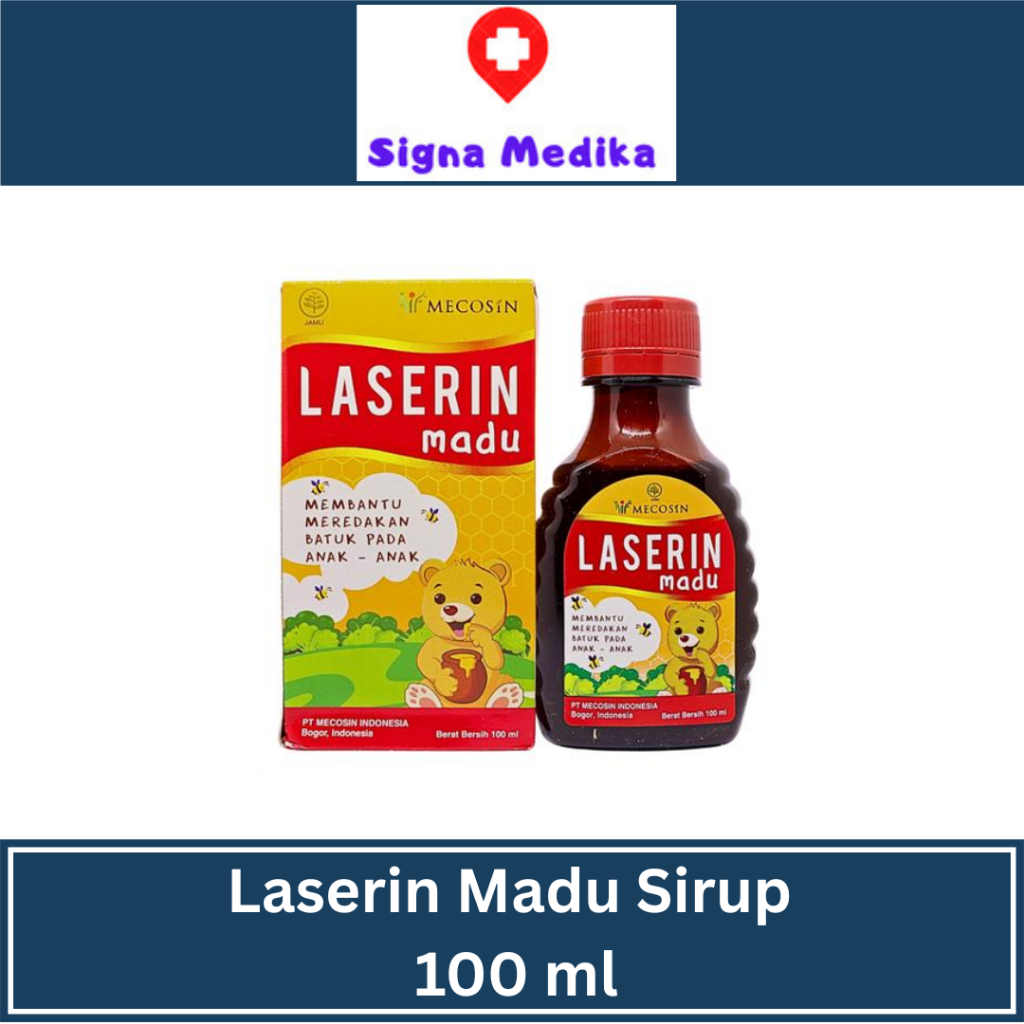 Laserin Madu sirup 100ml - Obat Batuk Dan Pilek Anak - Anak