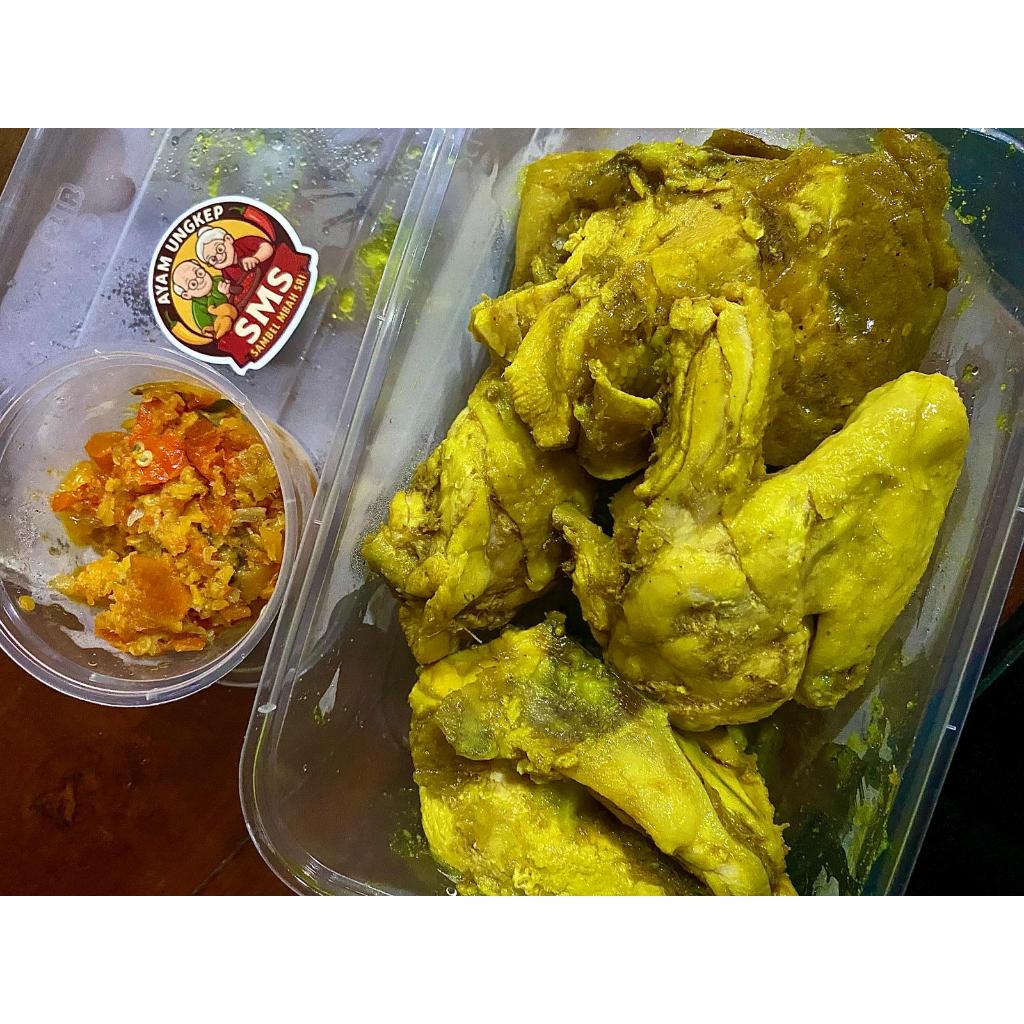 

Ayam Ungkep Goreng Bumbu Kuning Frozen Food Bonus Sambal SMS