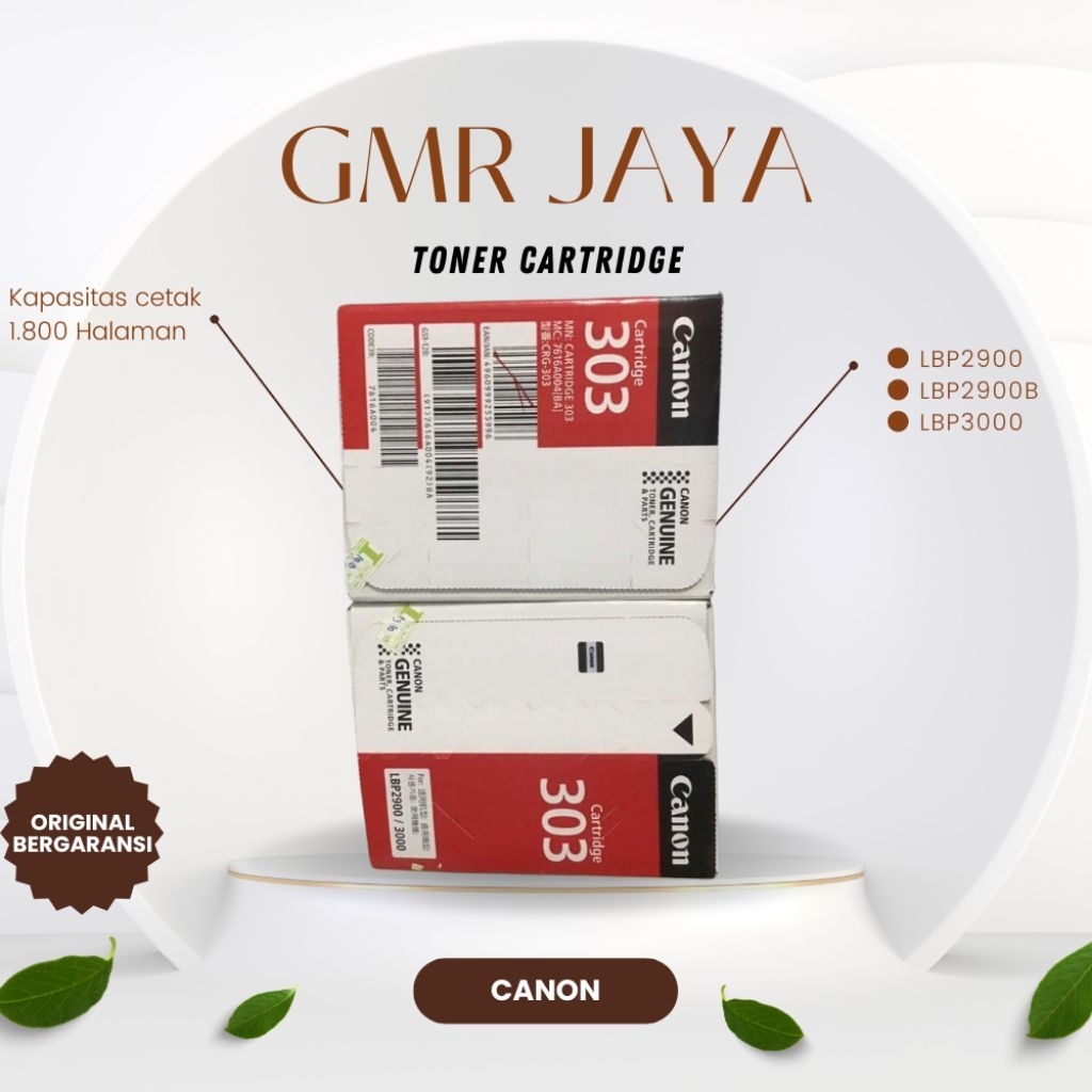 Toner canon 303 original / Toner cartridge canon 303 original / Toner printer canon 303 original / T