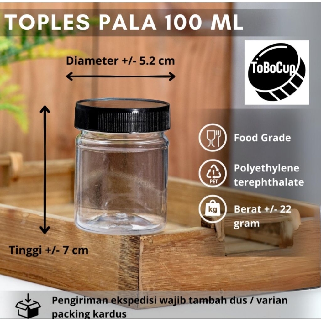 ISI 50 PCS TOPLES PALA 100ML/ TOPLES BUMBU/ TOPLES KECIL/ TOPLES KAPSUL/ TOPLES OBAT
