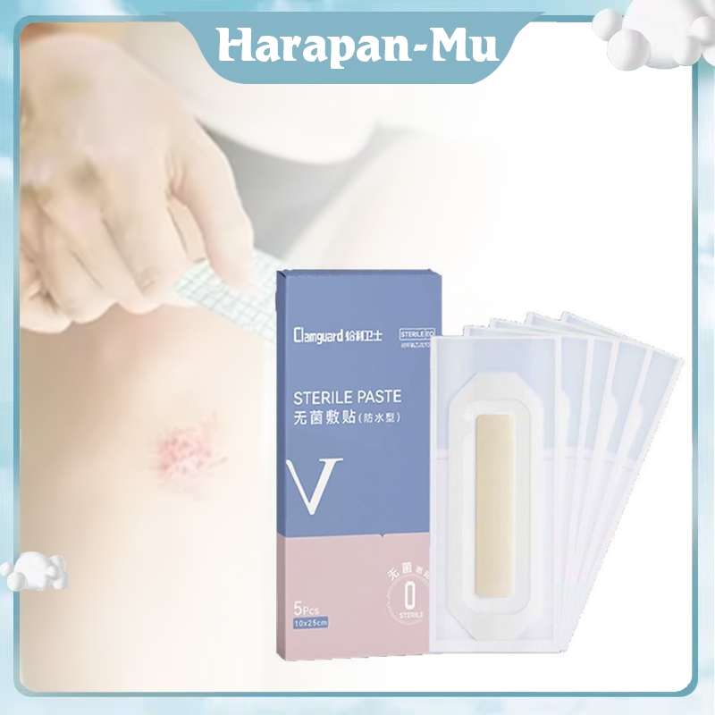 Perban Anti Air Luka Operas Caesar Perban Luka Transparan 5Pcs