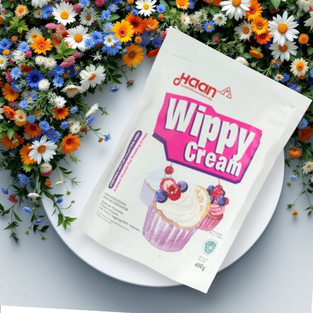 

haan wippy cream 400g x 12 /cartoon