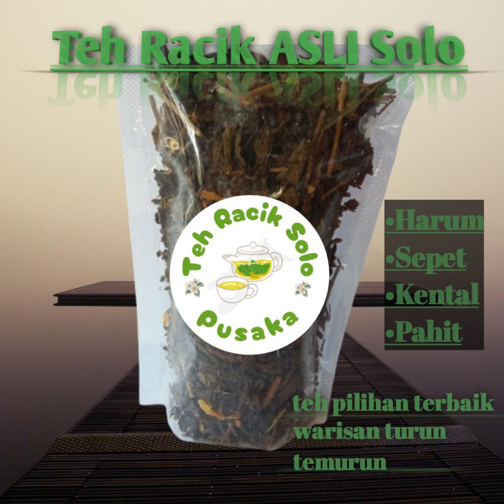 

TEH RACIKAN SOLO (asli solo) 100g Teh Pusaka Solo